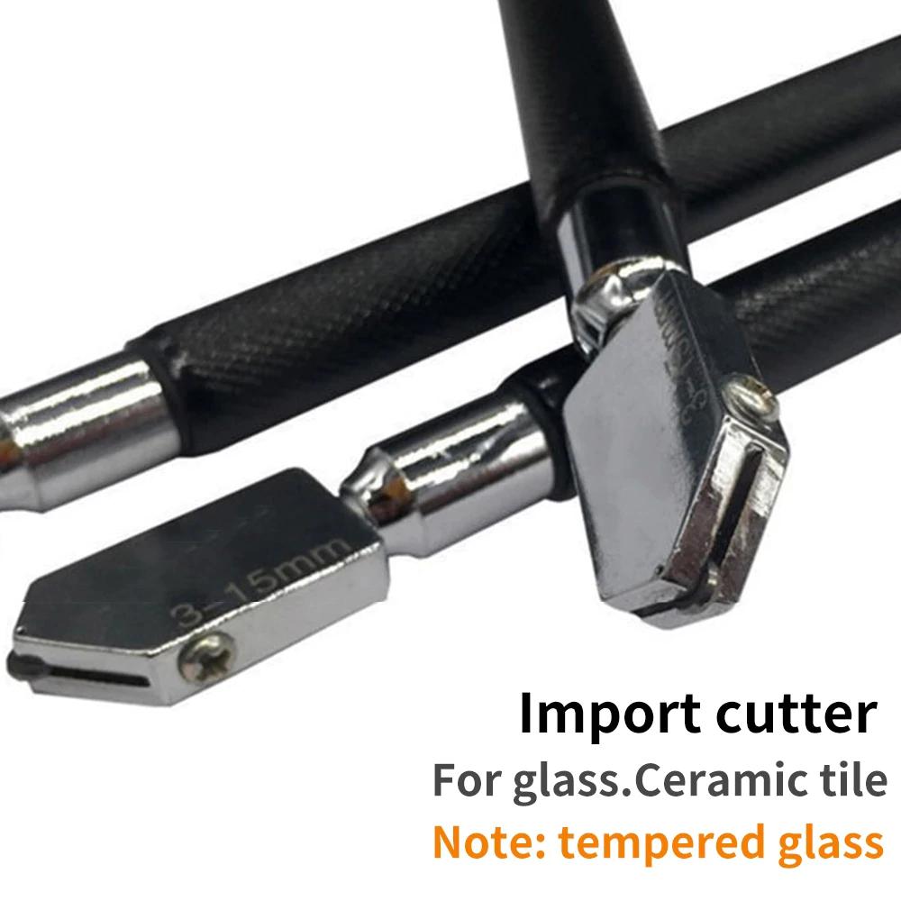 Professionele Glassnijder Ijzeren Handvat Roller Mes Voor Diamond Precision Cutter Wiel Glassnijder Handheld Tegel Gereedschap