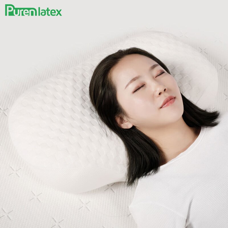 PurenLatex Shoulder Pad Pillow Memory Foam Orthopedic Pillow Widening Protect Neck Body Pillow for Back Side Sleeper