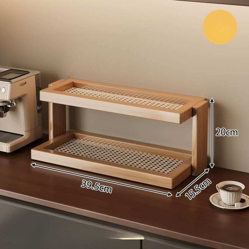 Estante de mesa para encimera, estante de almacenamiento de tazas, estante acrílico para tazas de agua, bandeja de almacenamiento, estantes organizadores para el hogar, organizador de cocina