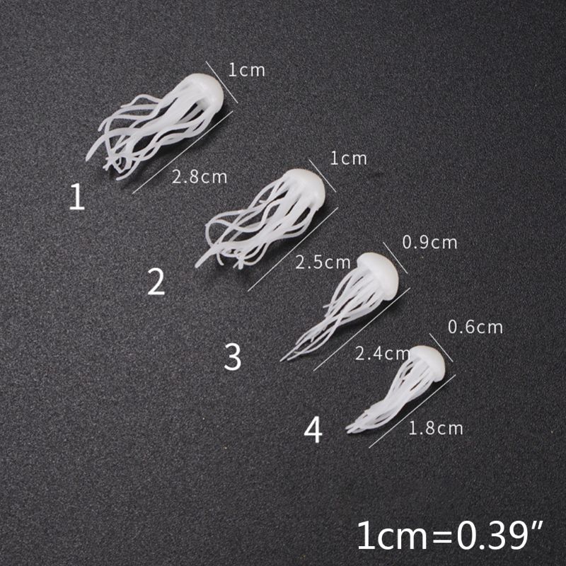 16 Pcs Epoxy Filling Material Crystal Ocean Resin 3D Mini Jellyfish Modeling For Jewelry Tools UV Resin Mold Jewelry Accessories