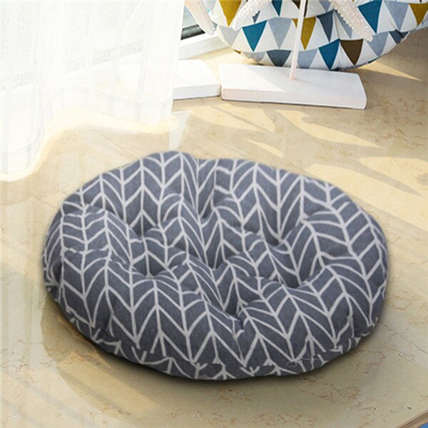 40Cm Modern Lounger Minimalism Floor Cushions Round Comfortable Print Flower Seat For Kids Home Office Soft Pillow: 3
