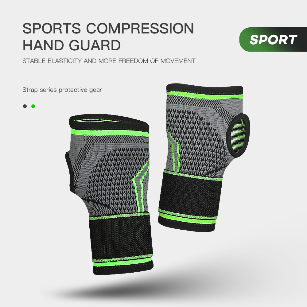 Muñequera deportiva para gimnasio, Protector de Palma, soporte de muñeca ajustable, correa, guantes de compresión para túnel carpiano