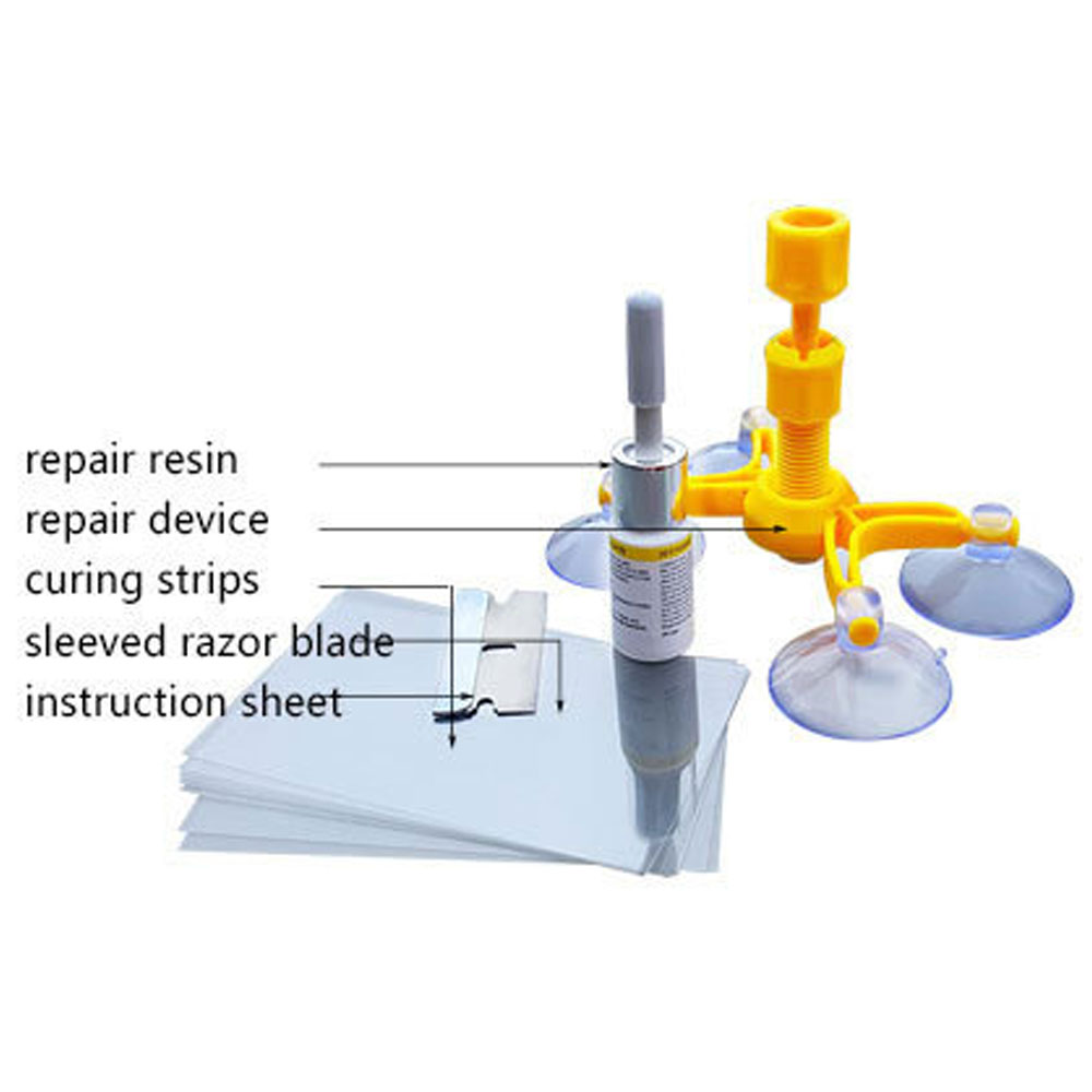 Autoruit Reparatie Gereedschap Voorruit Reparatie Kits DIY Auto Glas Voorruit Reparatie Glas Kras Crack Herstellen