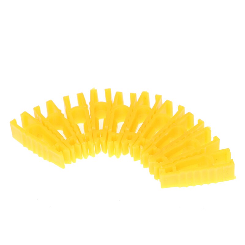 10Pcs Micro Auto Zekering Puller Clip Geel Plastic Tang Pincet Installatie Tool Auto Auto Zekering Clip Tool Extractor