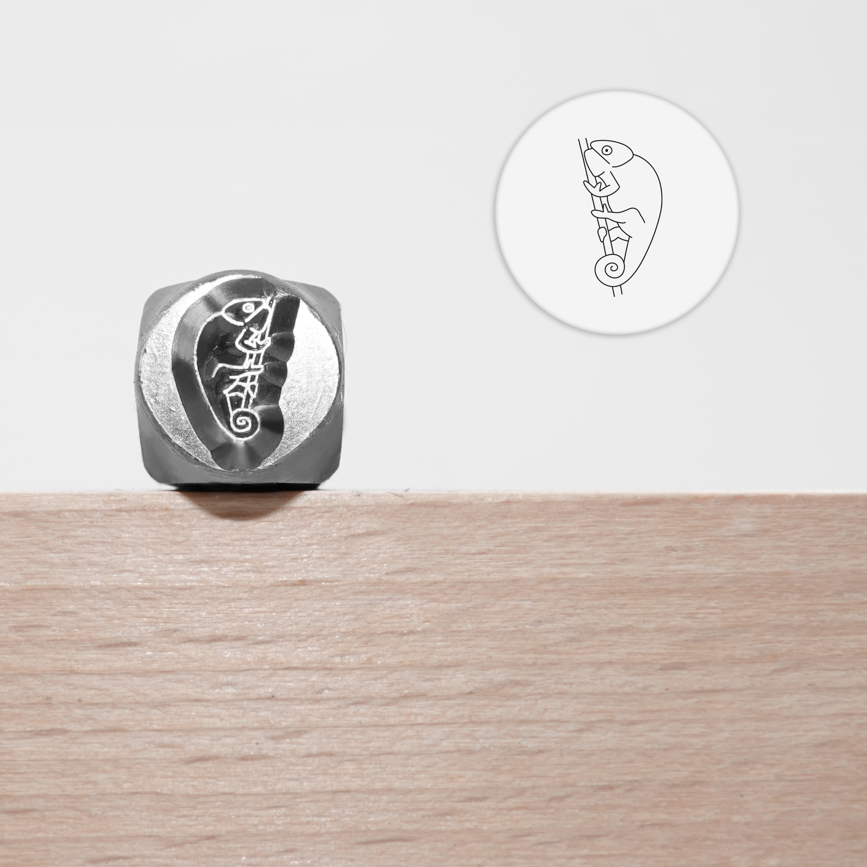 Metal Stamping Jewelry Making Supplies Forest Animals Metal Stamp for Metal, Jewelry (8.5mm): Burgundy