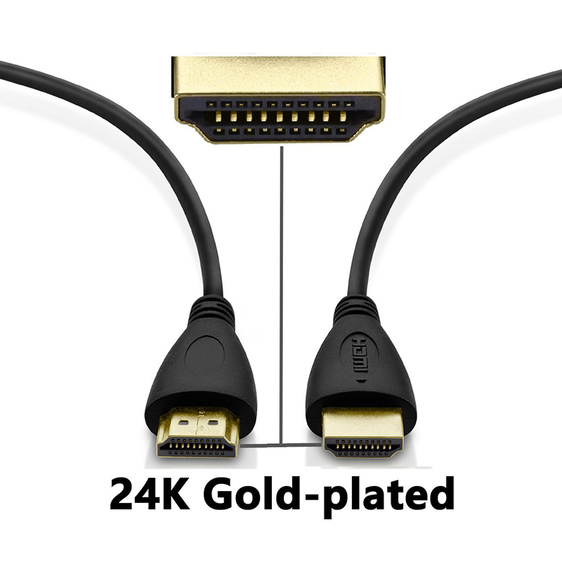 Hdmi High-Definition Kabel 0.5M 1M 1.5M 2M 3M Hdmi Een Mannetje Naar Een Mannelijke Kabel Verguld 1.4 4K 1080P 3d Kabel Video Kabels