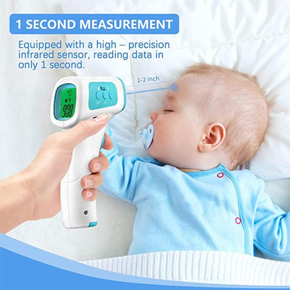 Non-Contact Thermometer Infrared Thermometer Forehead Body Baby Adults Outdoor Home Digital Infrared Ear Thermometer