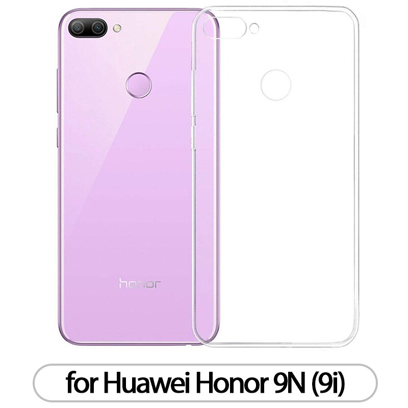 fallen Für Huawei Honor 9 Ehre 9 Lite TPU Silizium Klar Ausgestattet Stoßstange Sanft Fall für Honor 9N 9i 9 lite transparent Zurück Abdeckung: Pro Honor 9N 9i