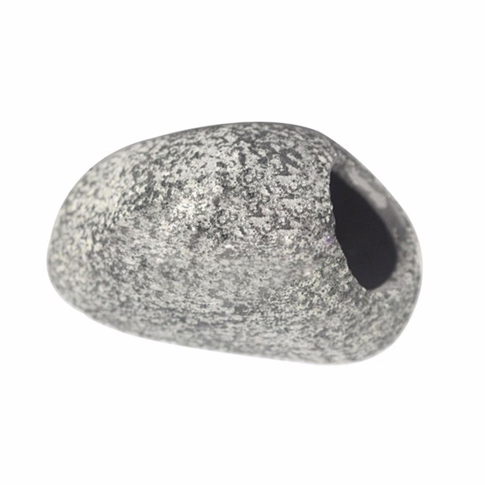 Aquarium Cichlid Stone Ceramic Rock Cave Aquarium Fish Tank Pond Shrimp Breeding Ornament Decor Accessory Decorative Marbles