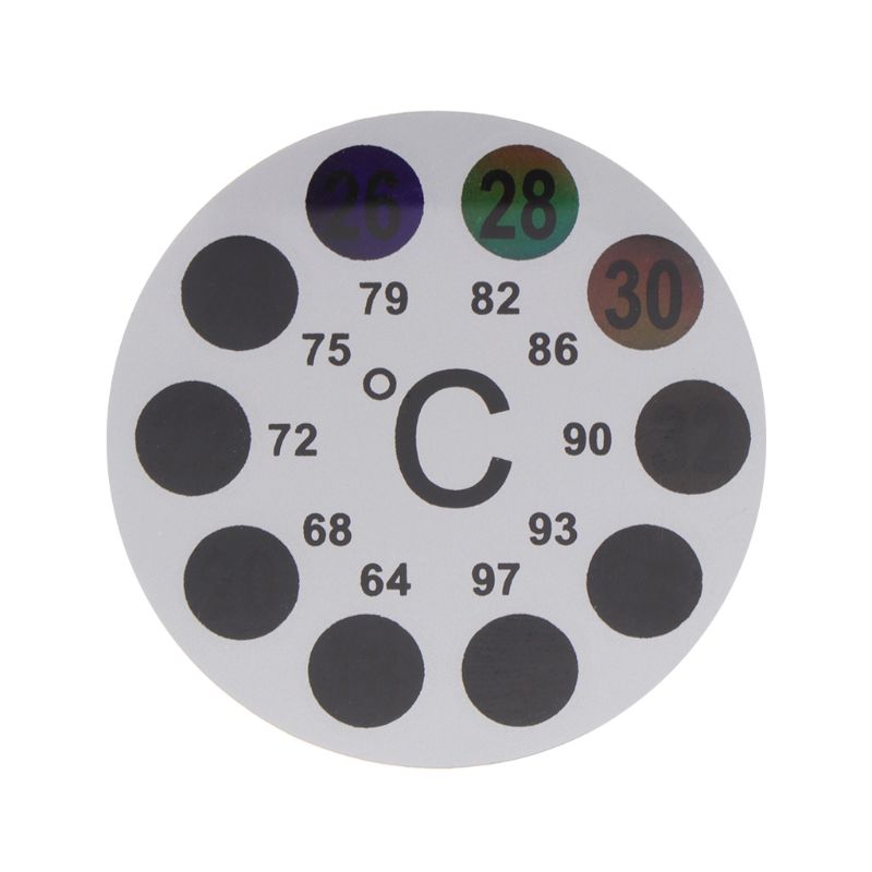 Aquarium Thermometer Sticker 18 Tot 36 Temperatuur Digitale Weegschaal Label Stick-On