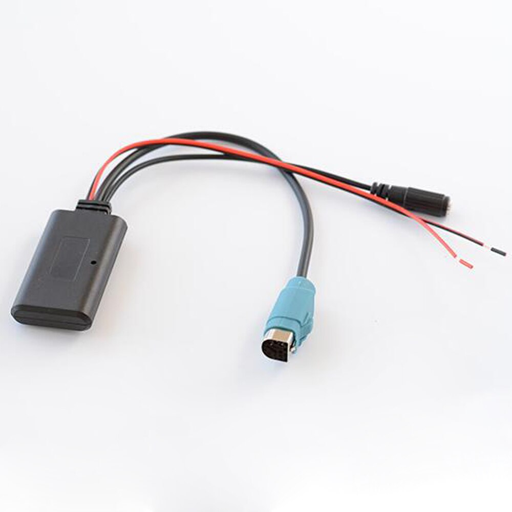 Biurlink bil bluetooth radio aux kabel mikrofon håndfri adapter til alpine kce -236b til android smartphone opkald