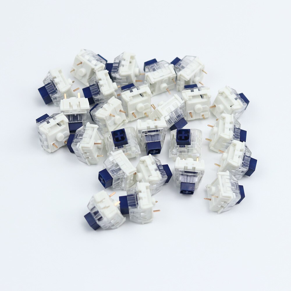 Kailh Box granatowy Jade Clicky przełącznik IP56 wody odporne na klawiatura mechaniczna kompatybilny Cherry przełączniki MX 3pin