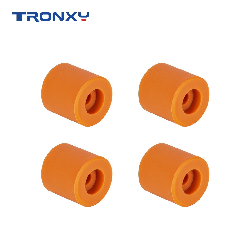 Tronxy M3 Hand Twist Leveling Nuts High Temperature Silicone Solid Spacer Bed Leveling Column 3D Printer Parts: 4Pcs