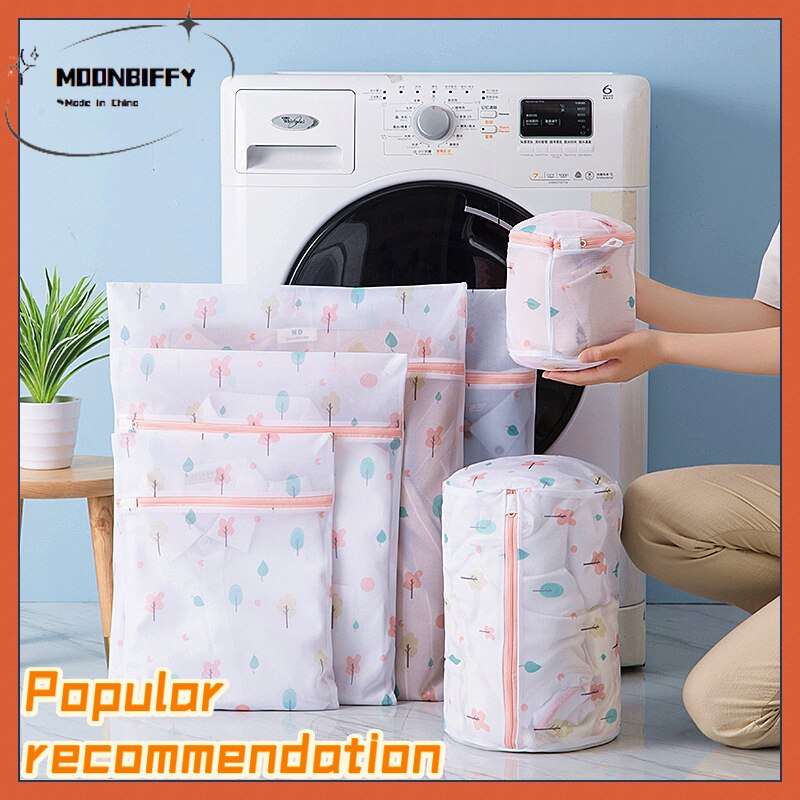 6 Stuks Set Ritssluiting Wasserij Wash Bag Opvouwbare Mesh Netto Vuile Kleren Sokken Wassen Zakken Nuttig Beha Ondergoed Organizer Bag gereedschap