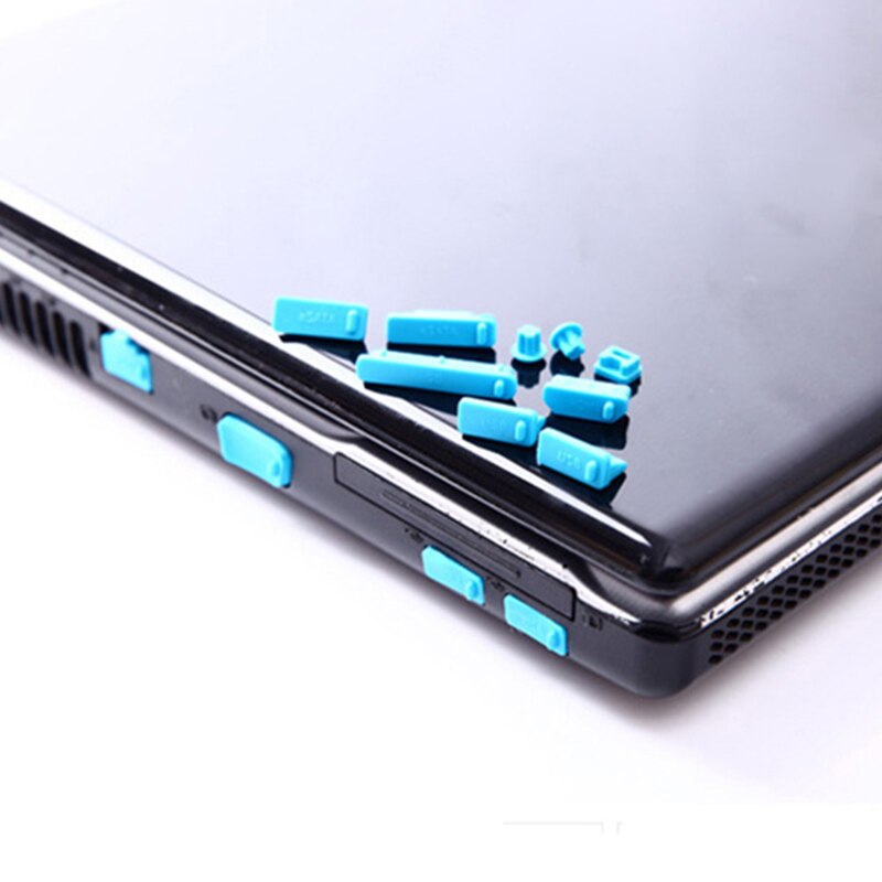 13pcs Universal Dustproof USB Silicone Notebook Stopper Computer Accessories Cover Laptops Dust Plug