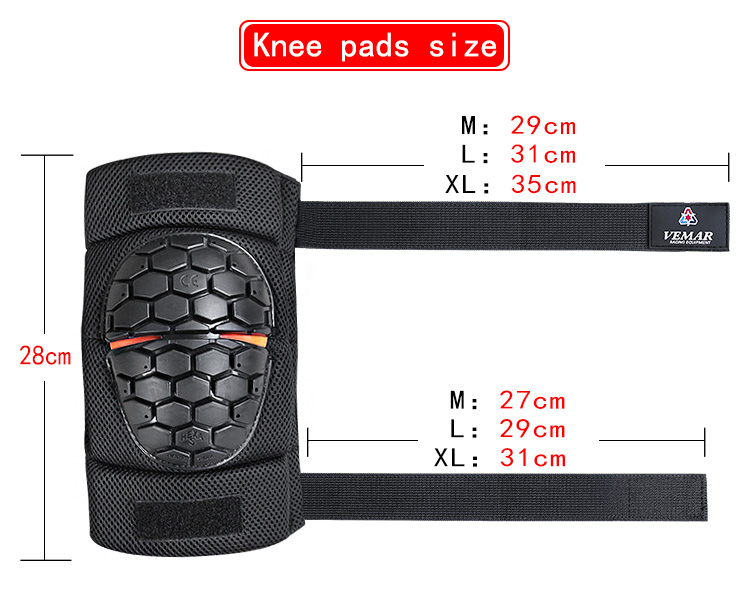 VEMAR Motorrad Schutz Kneepad Sport CE Zertifizierung Männer Moto Schutz Knie Pads Schutz Moto-Cross Joelheira Radfahren