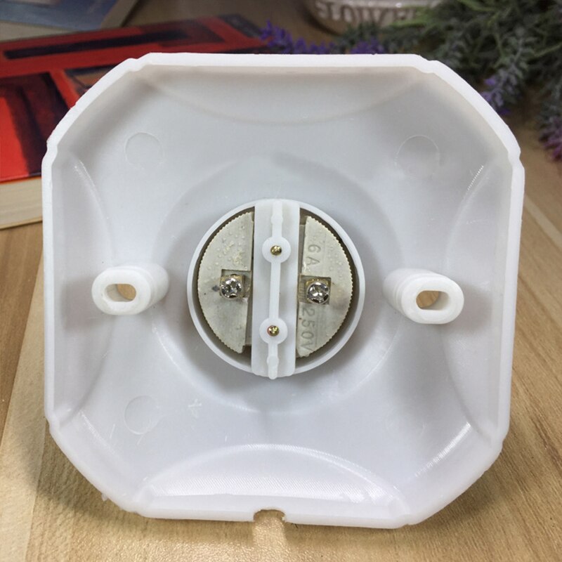 E27 -Socket Lamp Holder Straight Glazed Ceramic Heat Light Bulb- Porcelain Parts