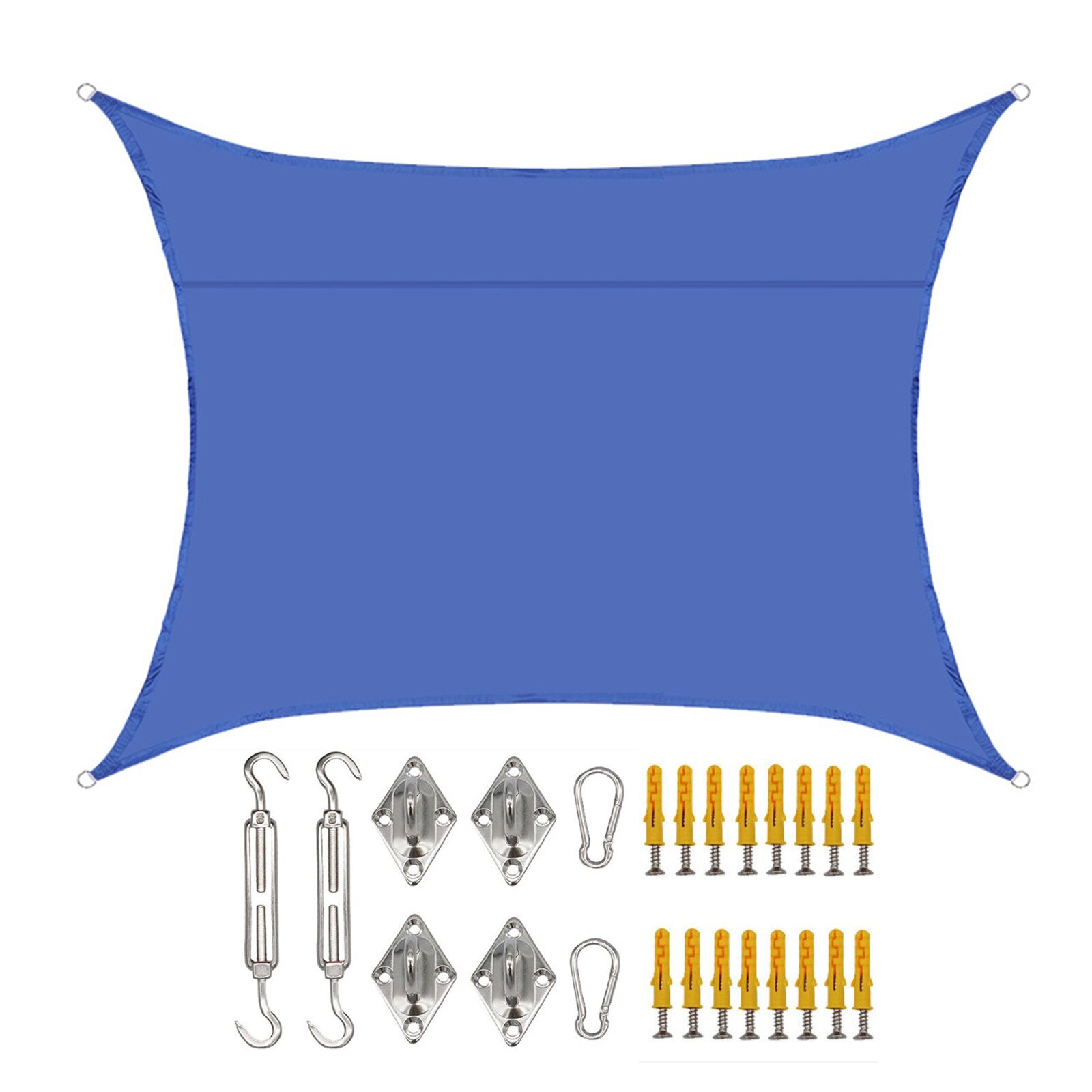 Shade Sail Sunshade Patio Awning Rainproof Canva Outdoor UV Protection 2x3m Oxford Cloth For Garden Waterproof: style 4