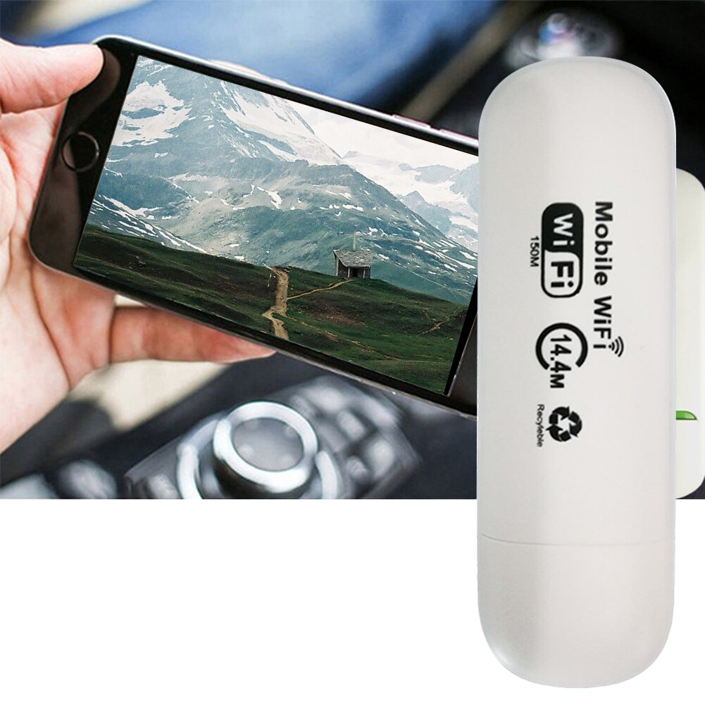 Network Hotspot Car Mobile Pocket Mini Wireless Router Desktop PC 3G WiFi Dongle Adapter USB Modem Tablet Laptop Travel Office