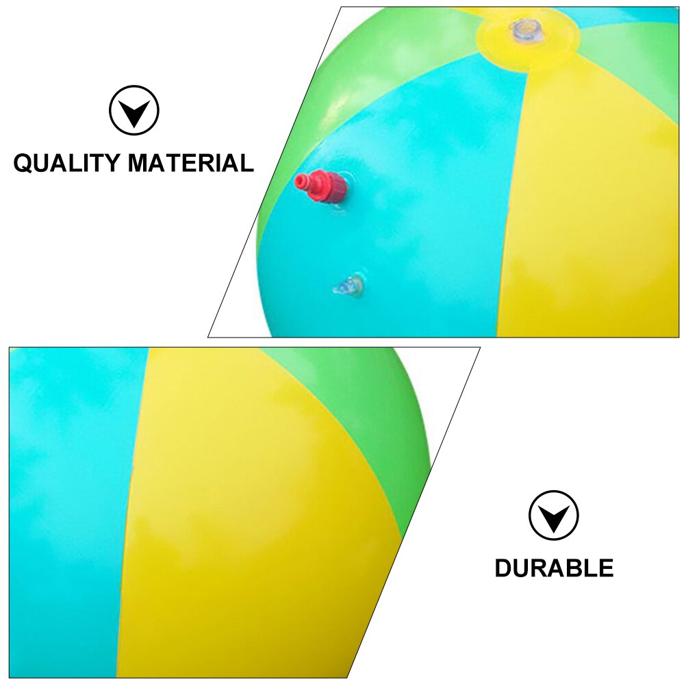 1Pc Portable Sprinkler Ball Outdoor Beach Ball Inflatable Outdoor Sprinkle Ball