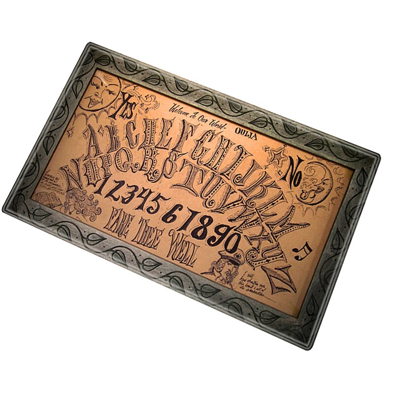 Ouija – Tapis de salle de bain, décoration de maison, entrée, Salon, chambre à coucher, cuisine: Gris clair
