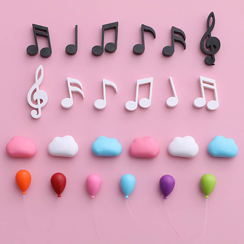 1Set Refrigerator Magnets Plastic ABS/Magnet/Iron Multi Purpose Fridge Magnet 3D Cartoon Shape Refrigerator Stickers Home Decor