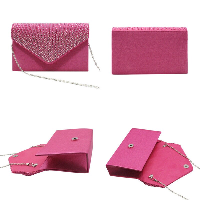 Women Evening Shoulder Bag Party Prom Wedding Lady Clutch Envelope Handbag Evening Bags