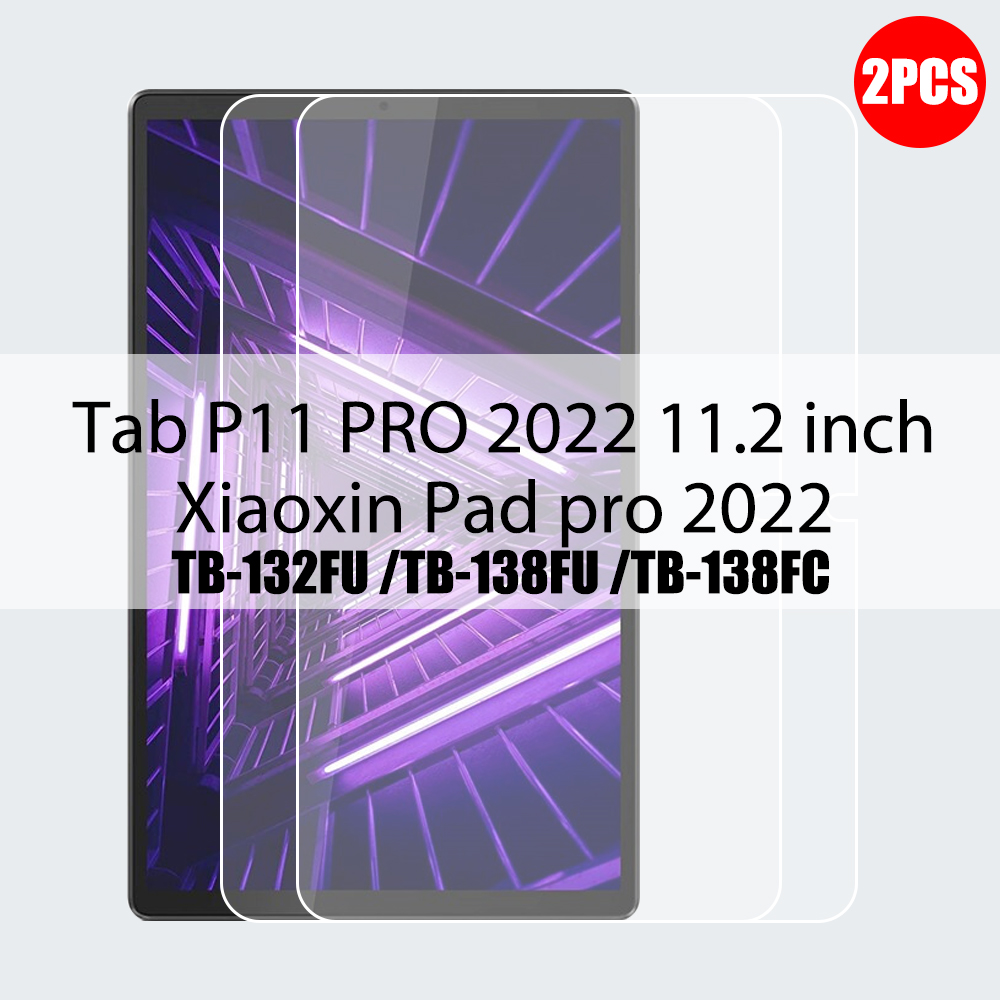 Protector de pantalla de vidrio templado para Lenovo TAB M10 2nd 3rd Plus M9 M8 Y700 Legion P11 Pro Xiaoxin Pad, accesorios para tableta, 2 uds.: Marfíl