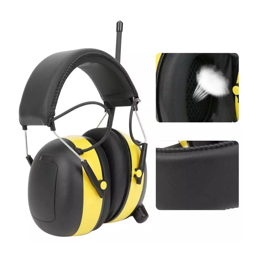 Electronic Noise Reduction Earmuff Hearing Protector Headphone Digital AM / FM Radio Stereo Hearing Protection Ear Muffs