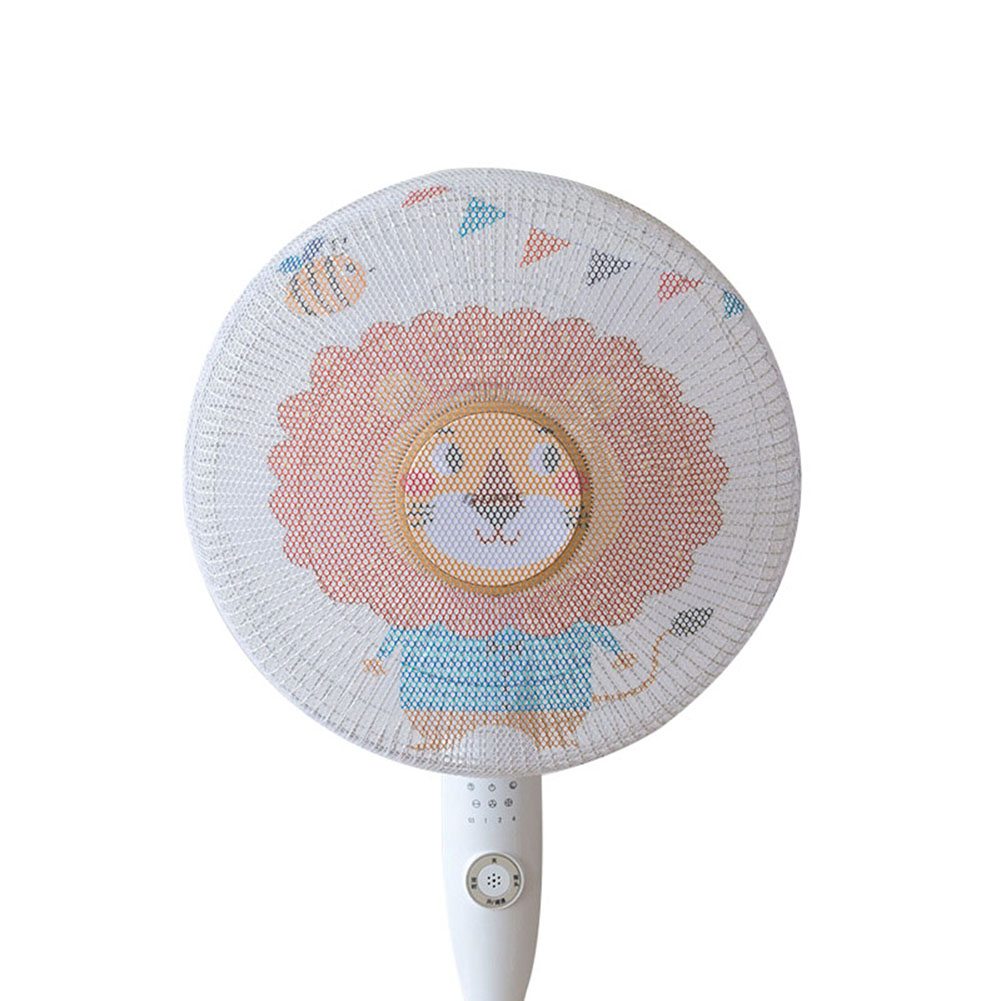 1PCS Household Electric Fan Anti-pinching Dust Cover Child Protection Safety Dustproof Net Cover Finger Protector Zipper Fan Bag: K 45CM