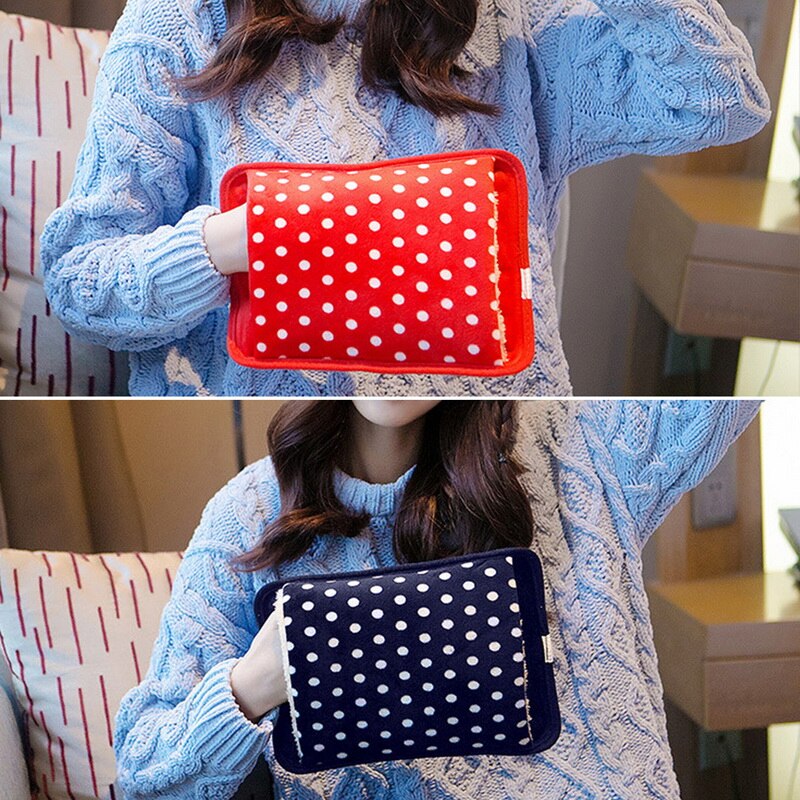 Calentador de manos eléctrico para invierno, calentador de manos eléctrico con carga insertada a mano, bolsa de agua