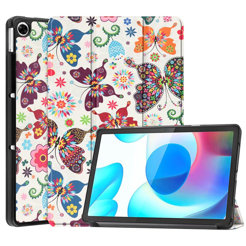 Voor Realme Pad 10.4 Inch Tri-Vouwen Hard Pc Stand Cover Voor Funda Realme Pad cover Case Tablet: HD