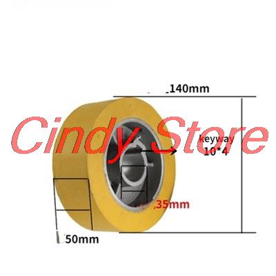 Power feeder roller wheel rubber press roller woodworking milling machine drive wheel feeder woodworking machinery accessories