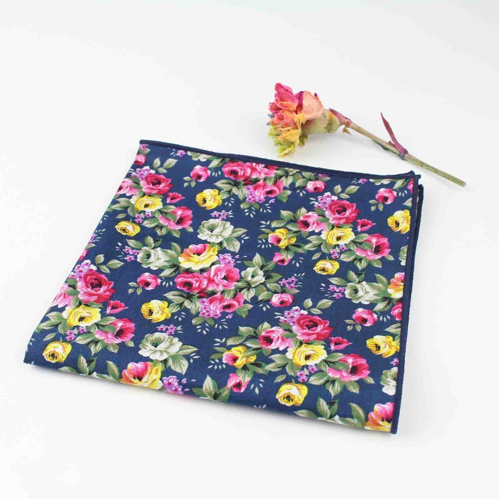 27cm schick Blumen- Gedruckt rege Weiche Taschentuch 100% Baumwolle Frauen &Ampere; Männer Taschentuch Hochzeit Tasche Platz Erwachsenen Zubehör: 15