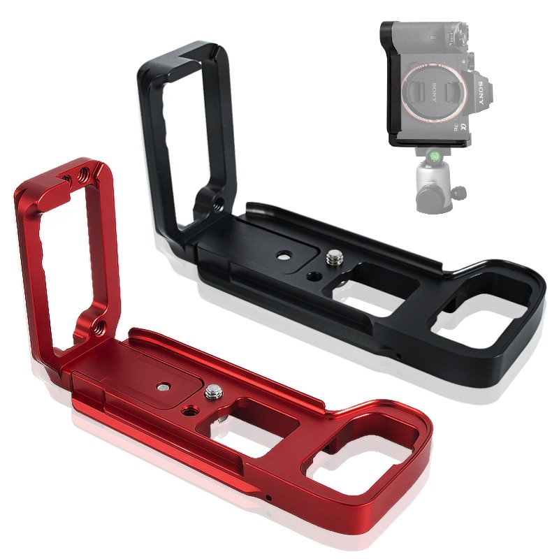 Quick Release L Plate Holder Hand Grip for SONY A7III A7RIII A7M3 A7RM3 camera Tripod Bracket for Benro Arca Swiss Tripod Head