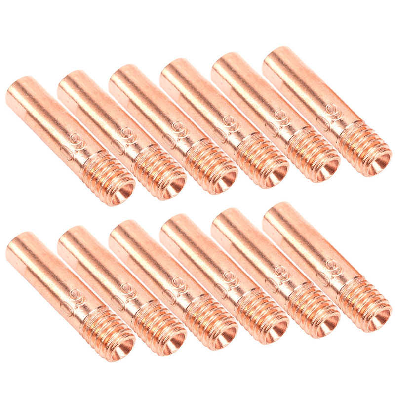 Wielding tip Soldering iron tip MIG Welding Contact Tip Copper Conductive Nozzl for Weld Accessories 15AH x 0.9 Solder