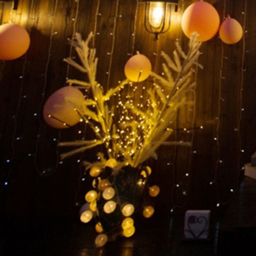 Guirlande lumineuse LED pour noël, décoration de maison, Vase à fleurs, branches, lampes florales, décoration de jardin