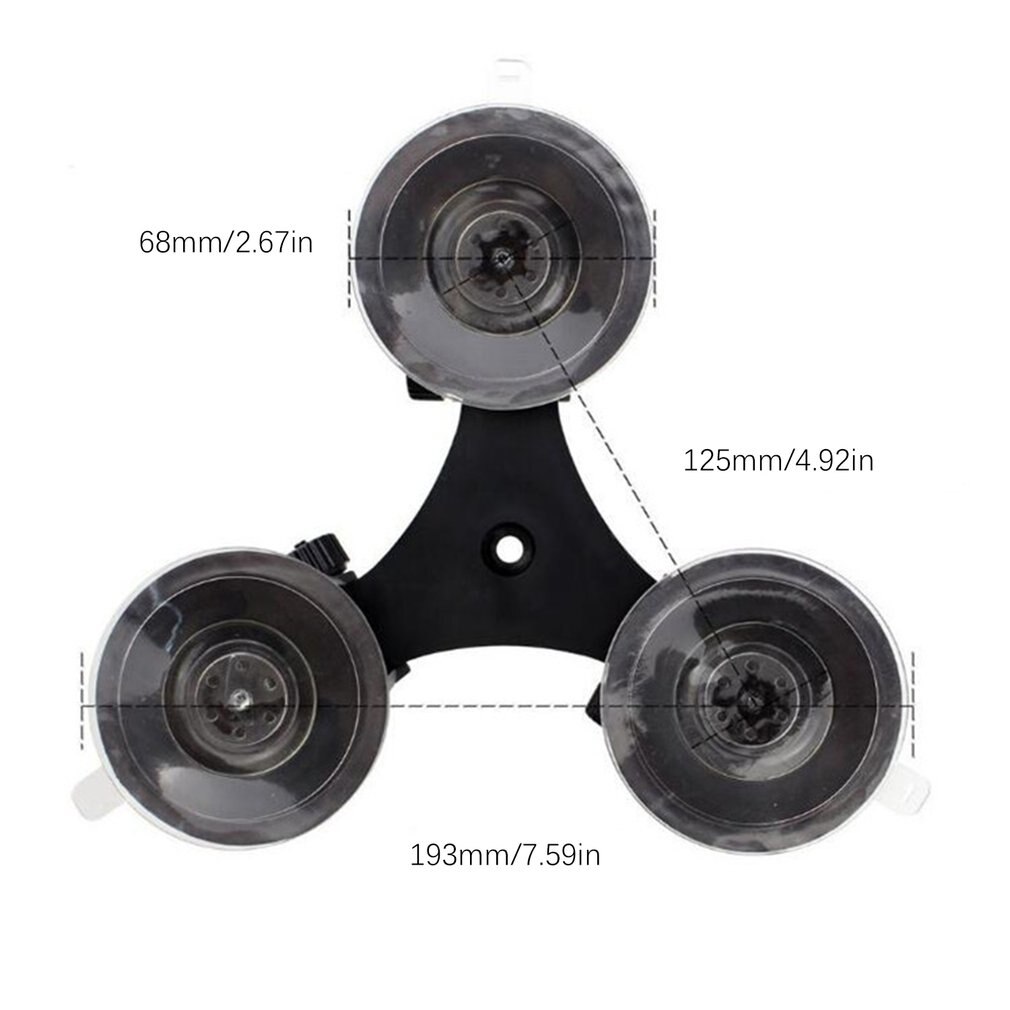 Con ventosa para parabrisas de coche para GoPro Hero 6 5 7 Session Sjcam H9 Yi 4K, soporte para trípode de cámara de acción