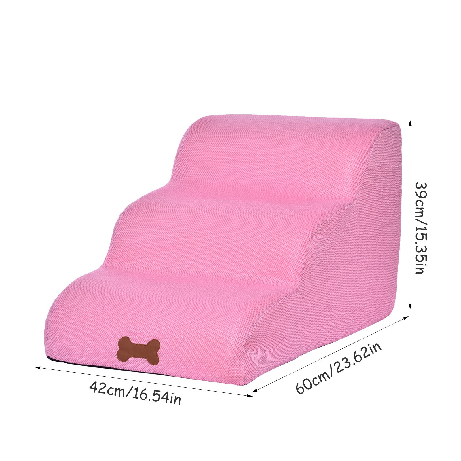 Pet Stairs 3 Layers Dog House Pet Sofa Bed Stairs Puppy Cat Bed Steps Mesh Foldable Detachable Pet Bed Pet Climbing Ladder Bed