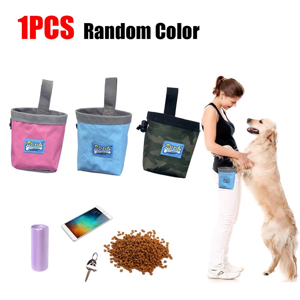 Hund udendørs træningslommer legetøj snackposer transportable kæledyrsfoderposer affaldsposer kæledyrsartikler farve tilfældig: Default Title