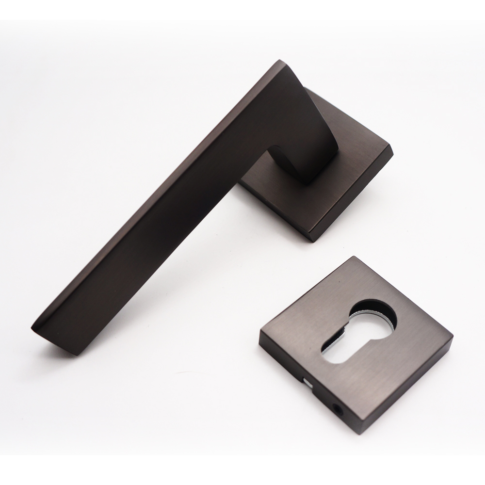 Modern Door Handle hardware Kitchen Bedroom Bathroom Room Office Hotel Wood Door Lock zinc aluminum handle for door hardware