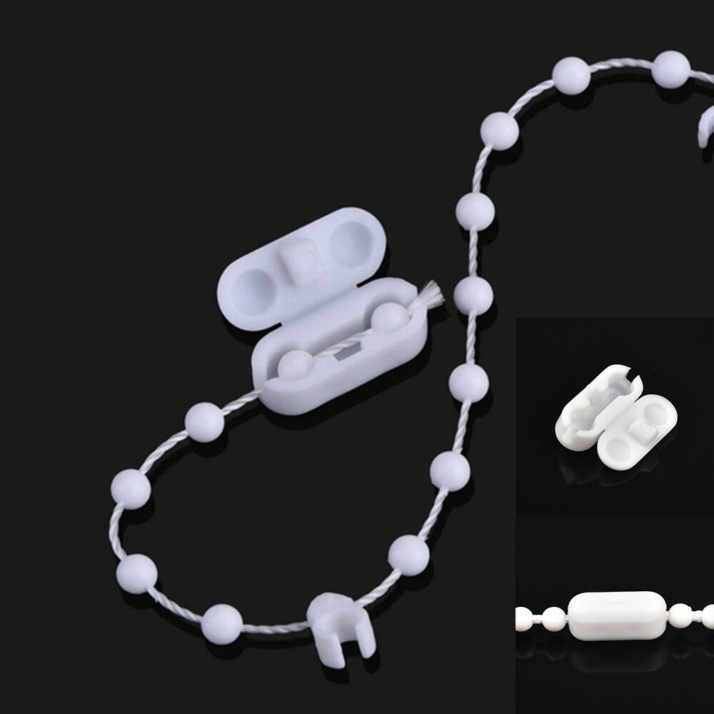 100 stk 4.5*6mm plastik lodrette persienner kæde gardin kæde reb forbindelse perler rullegardin clips snedker tilbehør
