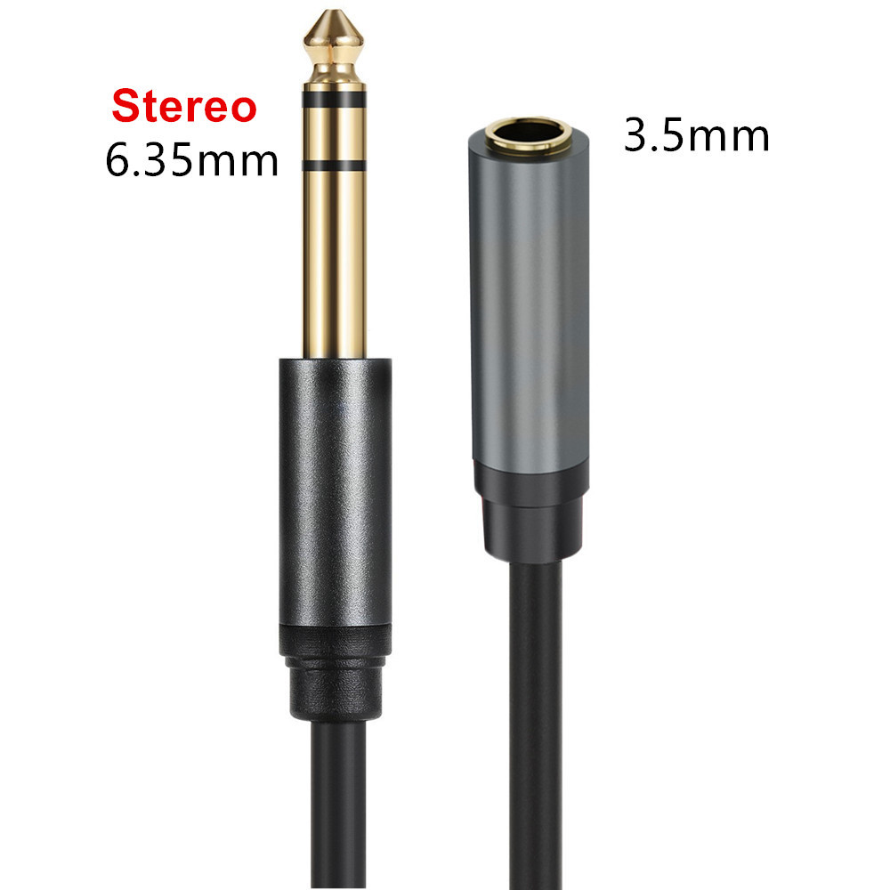 Xivip Cavo Audio A Spirale Per Bose QC45 E QC35 – 2.5mm A 3.5mm Con Adattatore 6.35mm, Connettori Placcati Oro, Lunghezza 1.8m