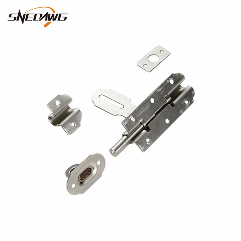 Stainless Steel 4''/6'' Door Latch Bolt House Security Barrel Bolt Home Gate Window Safety Hardware Barrel Bolt Lock Latch