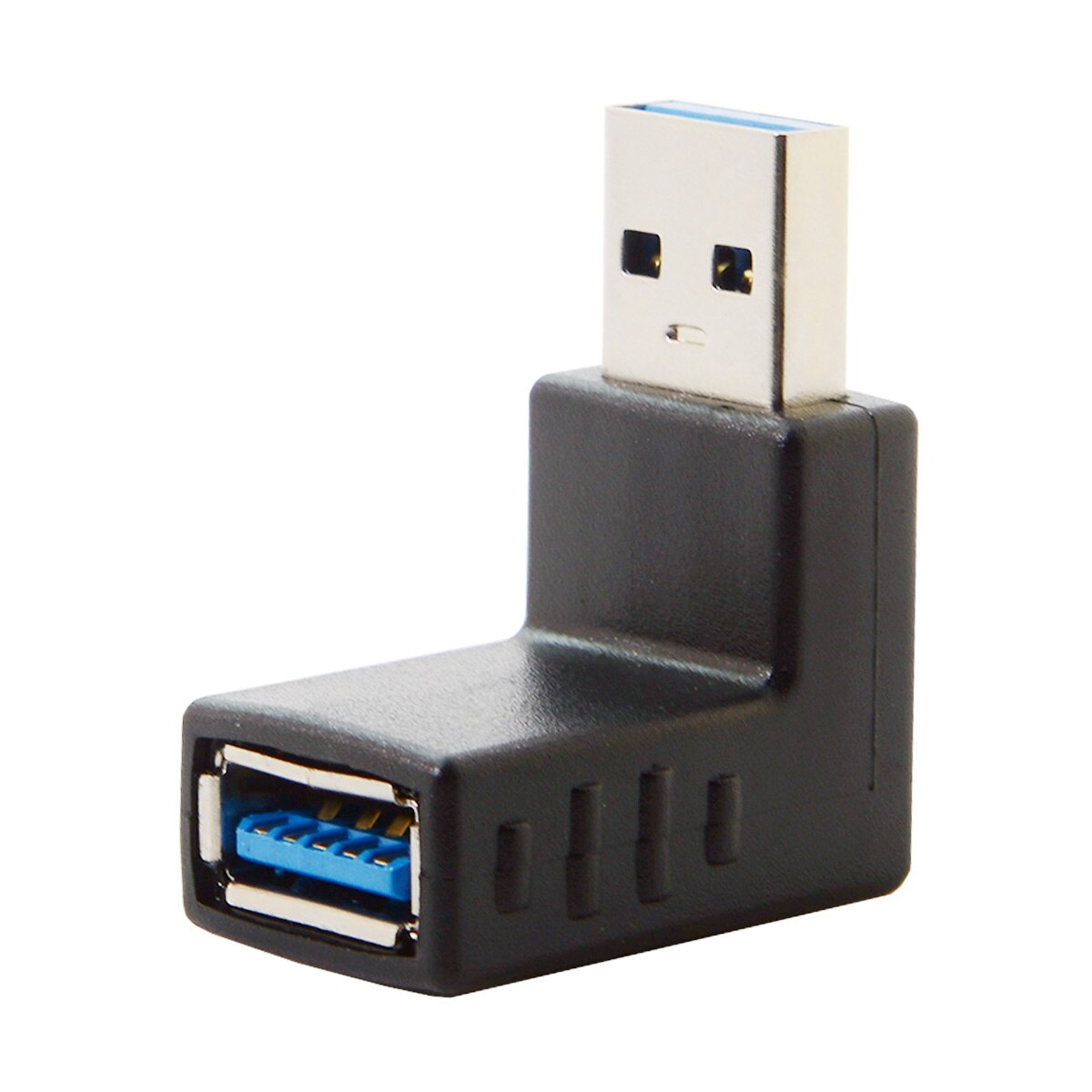 Zihan Low Profile Up Angled USB 3.0 Adapter A Male to Female