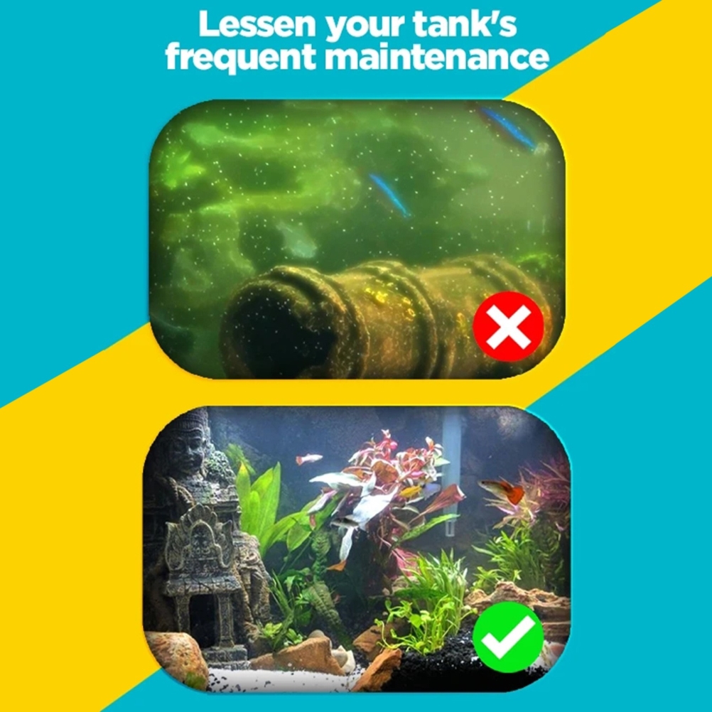 Colector de excrementos de peces, herramienta de limpieza de acuario con filtro automático, recolector de residuos de pecera, 1