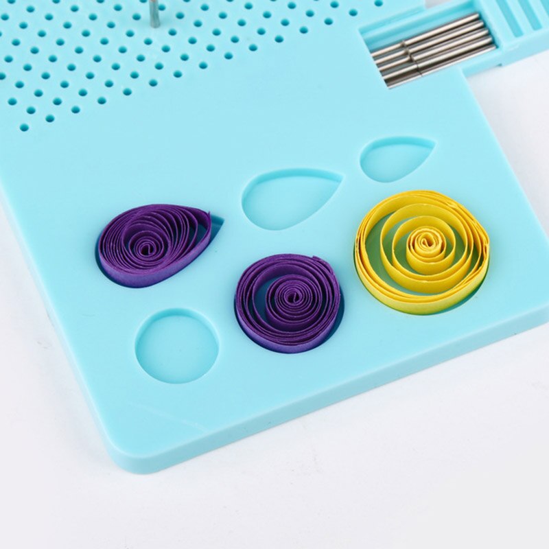 Papel Quilling Board hecho a mano Quilter Grid Guide para papel plegable artesanía para manualidades con papel Winder Roll cuadrado Craft DIY Tool