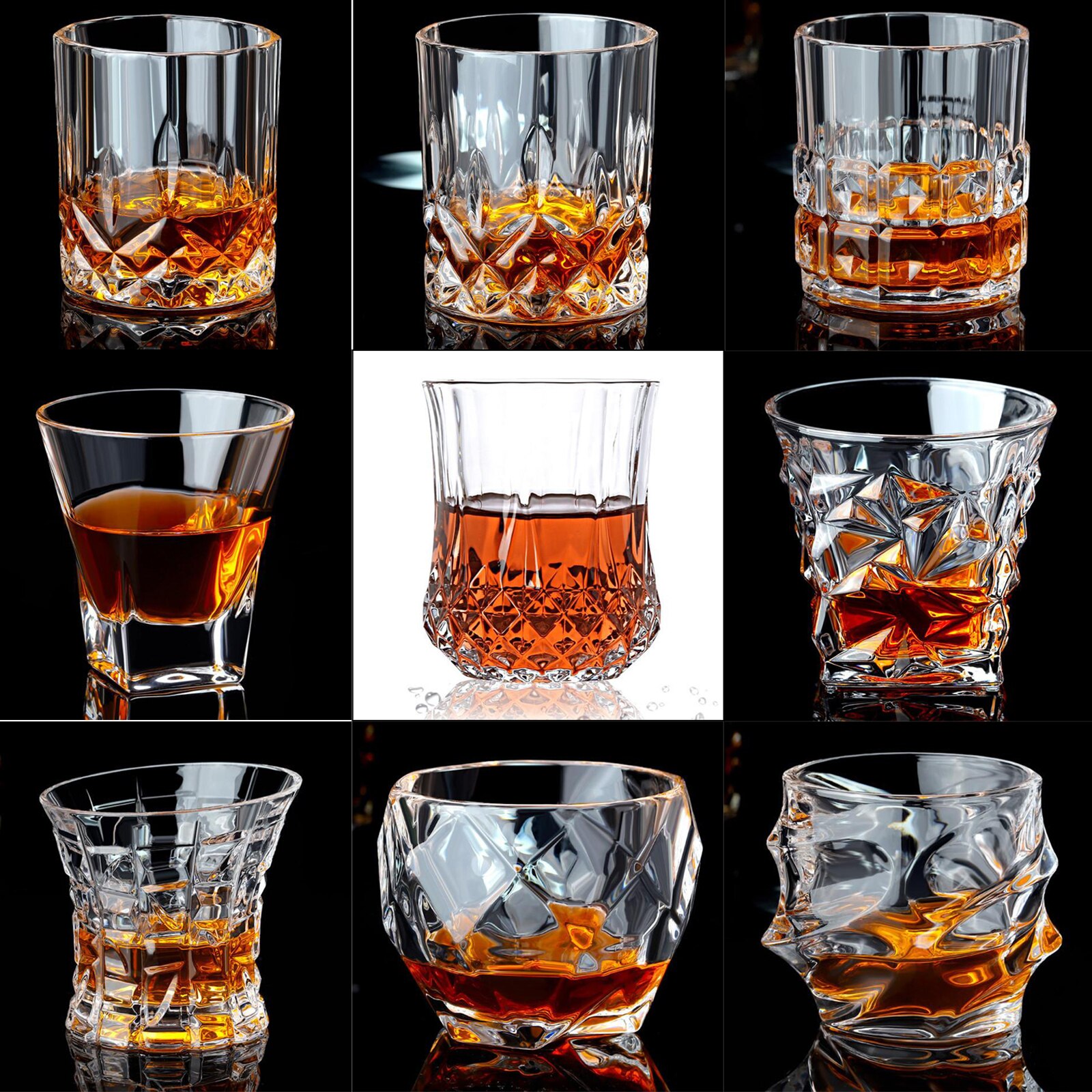 Premium Whisky Tumblers Vodka Drinking Glasses Glassware Party Bar