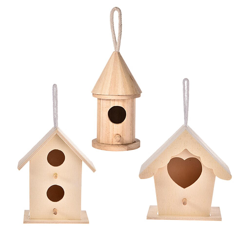 DIY Bird House Outdoor Hanging Bird Nest Home Gardening Family Indoor And Outdoor Decoration Natural Materials Can Be Hung