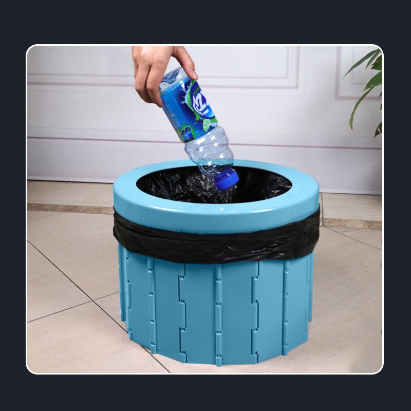 Folding Toilet Folding Commode Toilet Seat Adult Portable Toilet Seat Outdoor Travel Camping Car Folding Potty Toilet Supplies